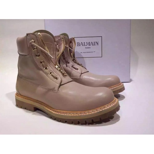 Balmain boots beige